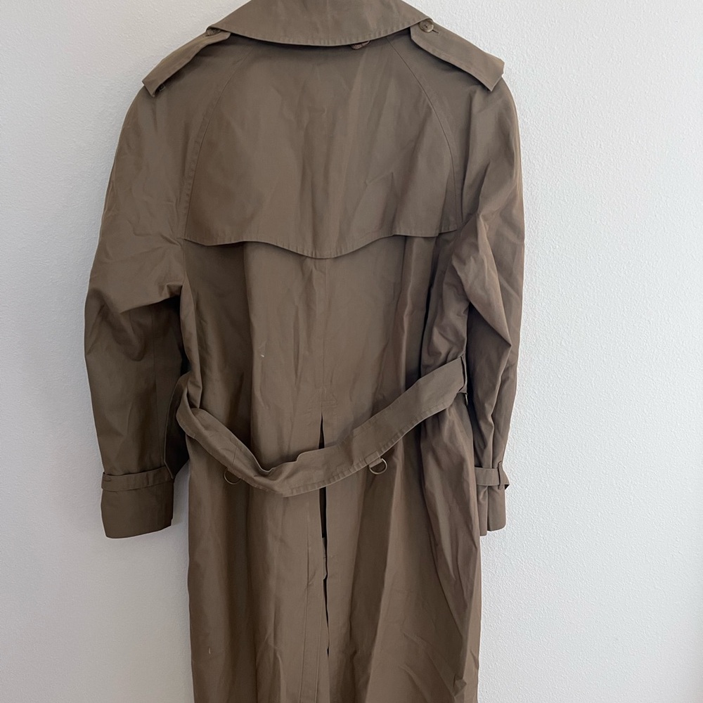 Vintage Burberry Beige Check Lined Trench - Picture 8 of 12
